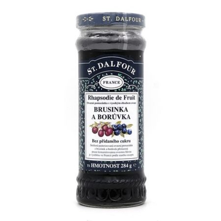 St. Dalfour Brusnica a čučoriedka ovocná nátierka 284g