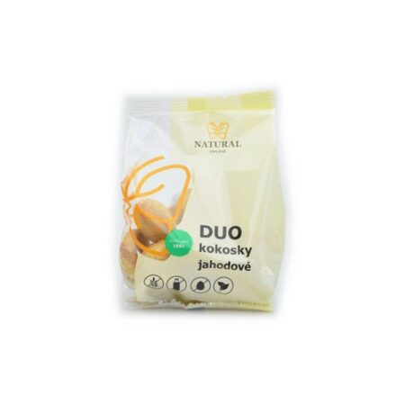 Natural Jihlava Duo kokosky jahodové 150g
