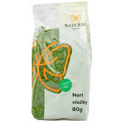 Natural Jihlava Morské riasy Nori vločky 80g