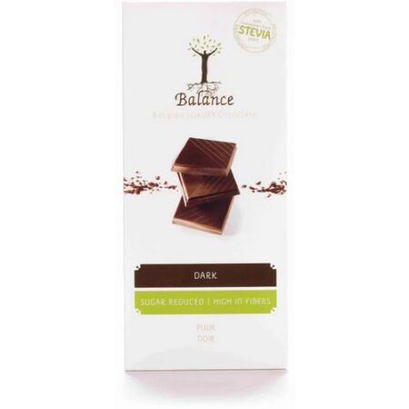 Balance Horká čokoláda so stéviou bez pridaného cukru 85g