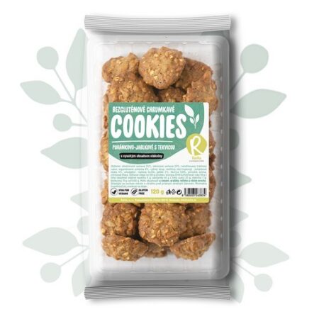 Ravita Bezgluténové chrumkavé Cookies- pohánkové s jablkom a tekvicou 120g