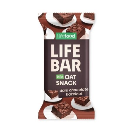 Lifefood Ovsená tyčinka Lifebar Oat snack brownie BIO 40g