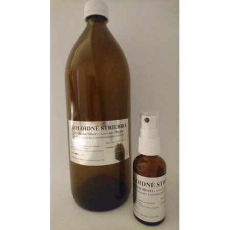 Koloidné striebro 1l + Bonus Rozprašovač 100ml