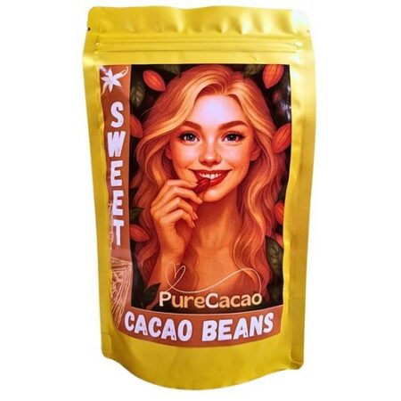 Pure Cacao Sladké kakaové bôby so škoricou a vanilkou 100g