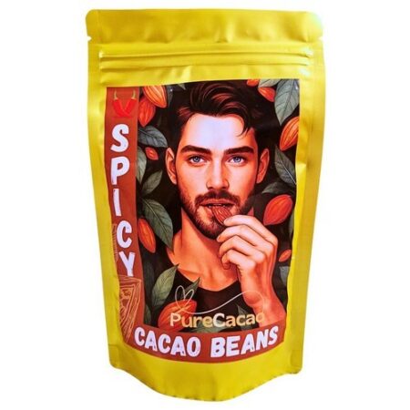 Pure Cacao Pikantné pražené kakaové bôby s chilli a troškou soli 100g