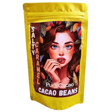 Pure Cacao Slané kakaové bôby v trstinovej šťave - Slaný karamel 100g