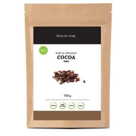 Health Link Kakaové bôby nepražené drvené RAW BIO 150g