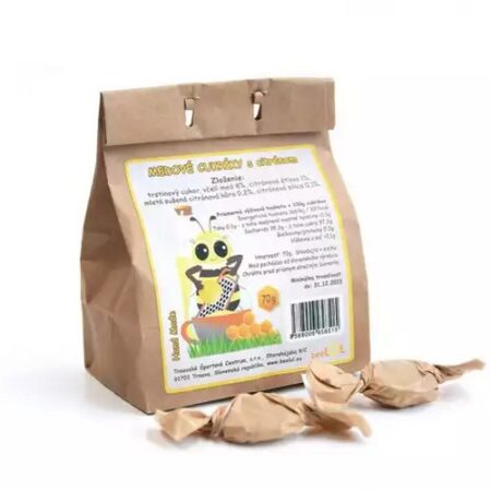 Beelol Medové cukríky s citrónom 70g