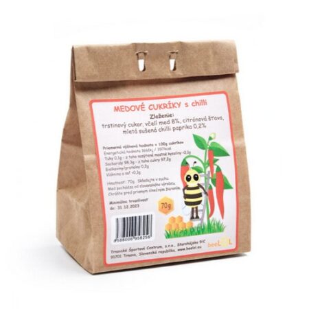 Beelol Medové cukríky s chilli 70g