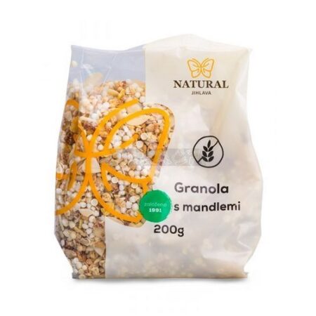 Granola s mandľami bzl 200g NJ