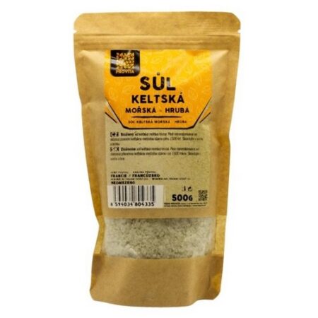 Vega Provita Keltská soľ morská hrubá 500g