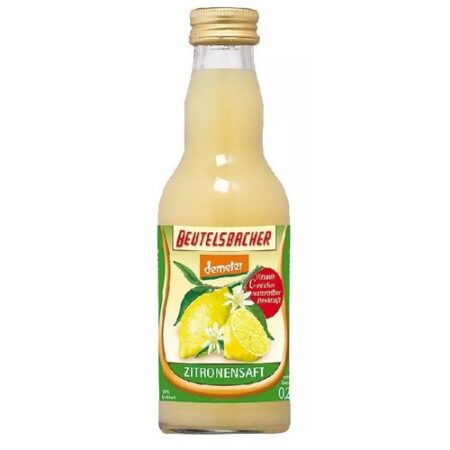 Beutelsbacher Citrónová šťava 100% BIO 200ml